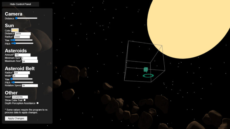 Bouncing Cube (2024-2025) Academic Research Project | Solo Created: ● Shader-based 3D simulation (WebGL)